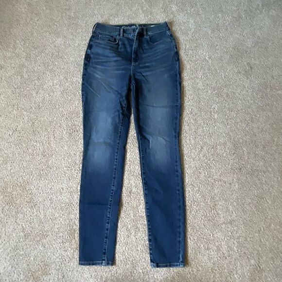 Eddie Bauer Slightly Curvy High Rise Skinny Jeans - Size 6T 6 Tall - Picture 1 of 12